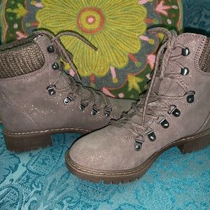 NEW BASS Suede Leather Ankle Boots